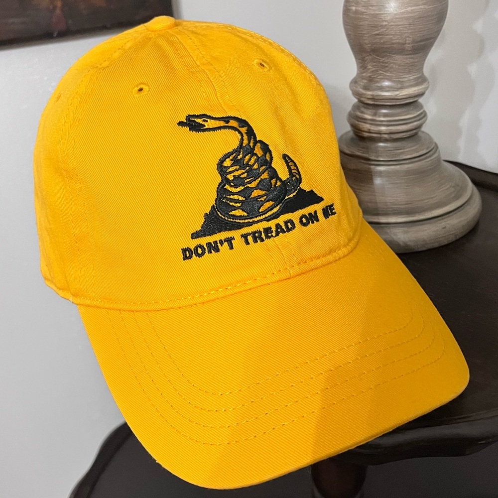 Don’t Tread on Me by CapAmerica snake Yellow Cap